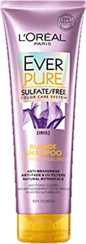 packshot ever pure blonde shampoo