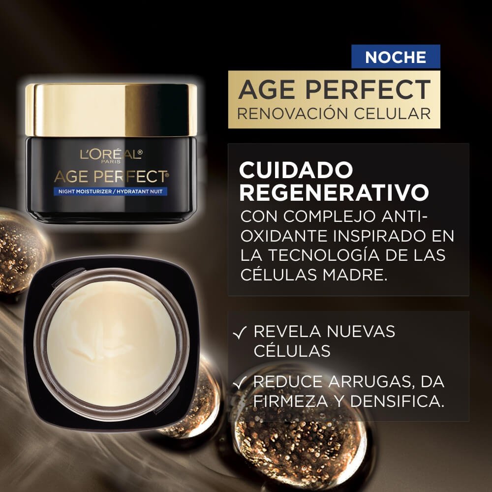 Crema Hidratante De Noche Age Perfect Renacimiento Celular 4177